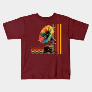 Old vinyl player Kids T-Shirt